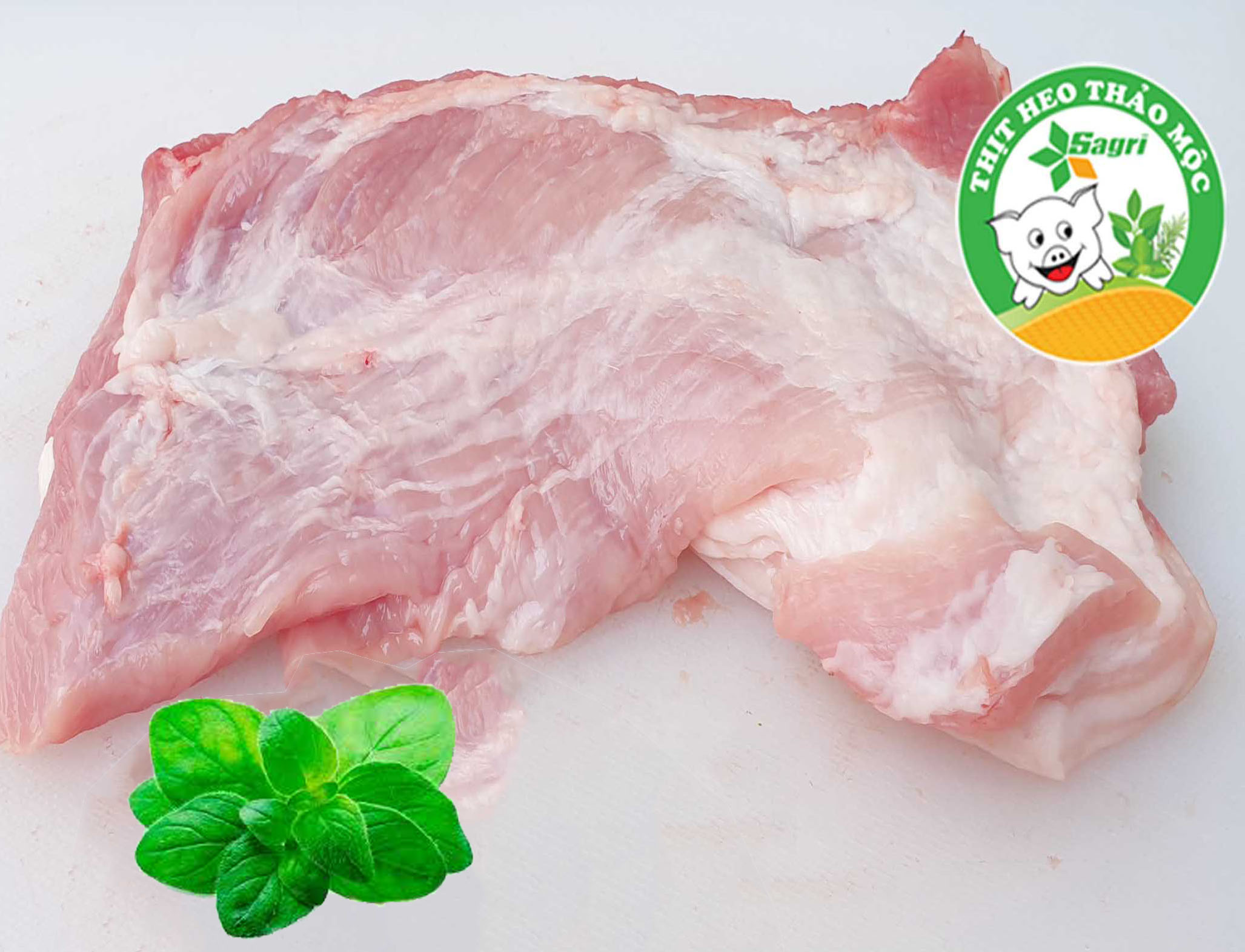 Thịt nách heo Thảo mộc Sagri 500gr - [Giao Ngay Tại HCM]