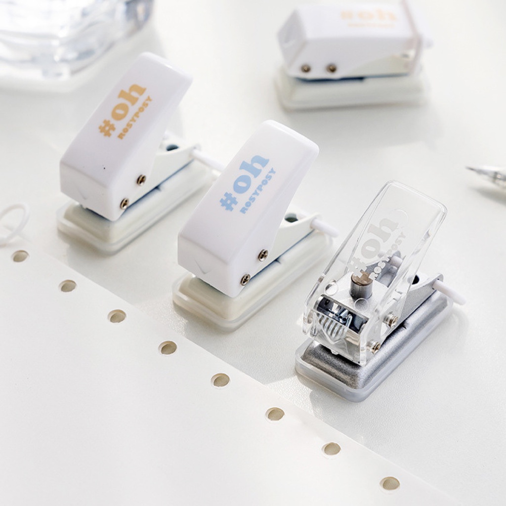 Dụng cụ bấm lỗ mini rosy posy cầm tay tiện lợi