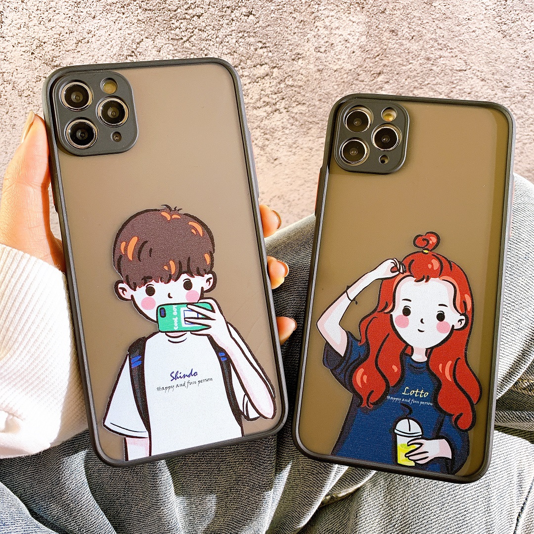 Ốp Lưng Nhám Chống Sock, Va Đập Bảo Vệ Camera Couple Cool