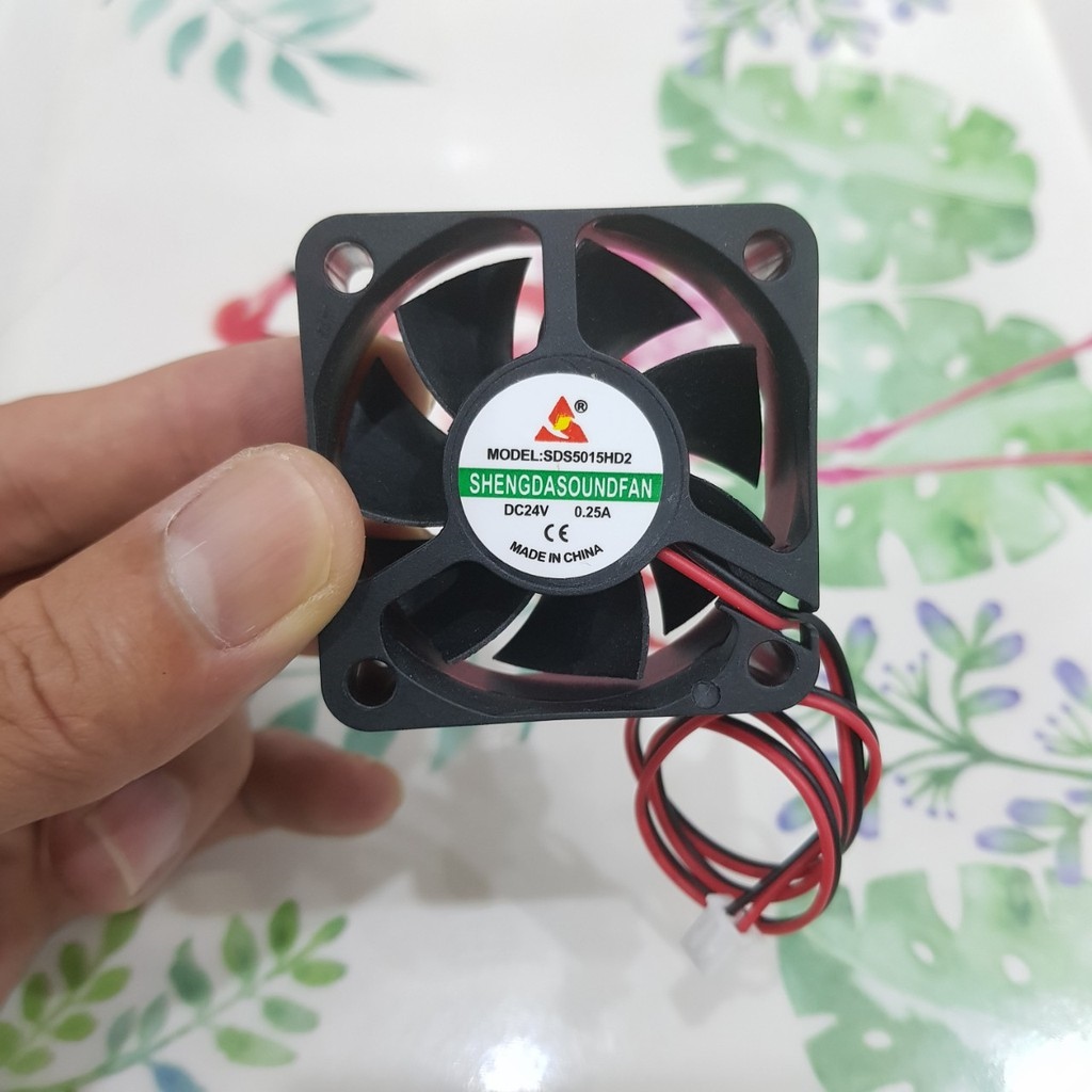 Quạt tản nhiệt 24v 5cm 5x5x2cm quạt dc 24v 5cm
