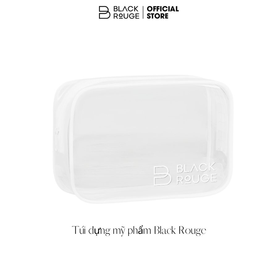 Túi đựng mỹ phẩm Black Rouge PVC trong suốt