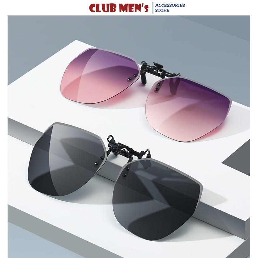  Kính Râm Cận Kẹp Chống Tia UV Chống Lóa – Tròng Kính Phân Cực Tháo Lắp Dễ Dàng - LOẠI MỚI 