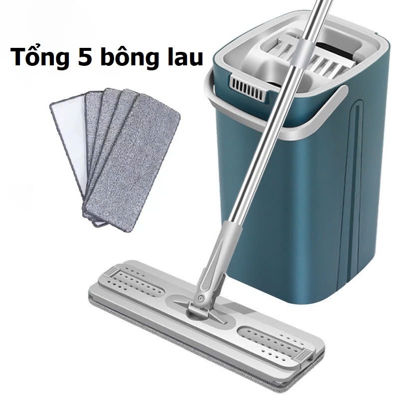 Cây Lau Nhà Tự Vắt Thông Minh GIORMANI Chổi Lau Nhà Tự Vắt Thông Minh Bộ Lau Nhà 360 Độ Cao Cấp Tặng Kèm Bông Lau - 3