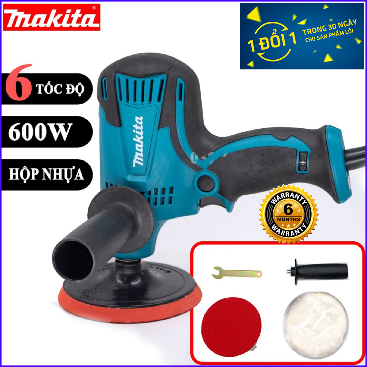 MÁY ĐÁNH BÓNG Ô TÔ MAKITA - 6 CÂP ĐỘ - MÁY CHÀ NHÁM - máy mài cầm tay - máy đánh bóng ô tô