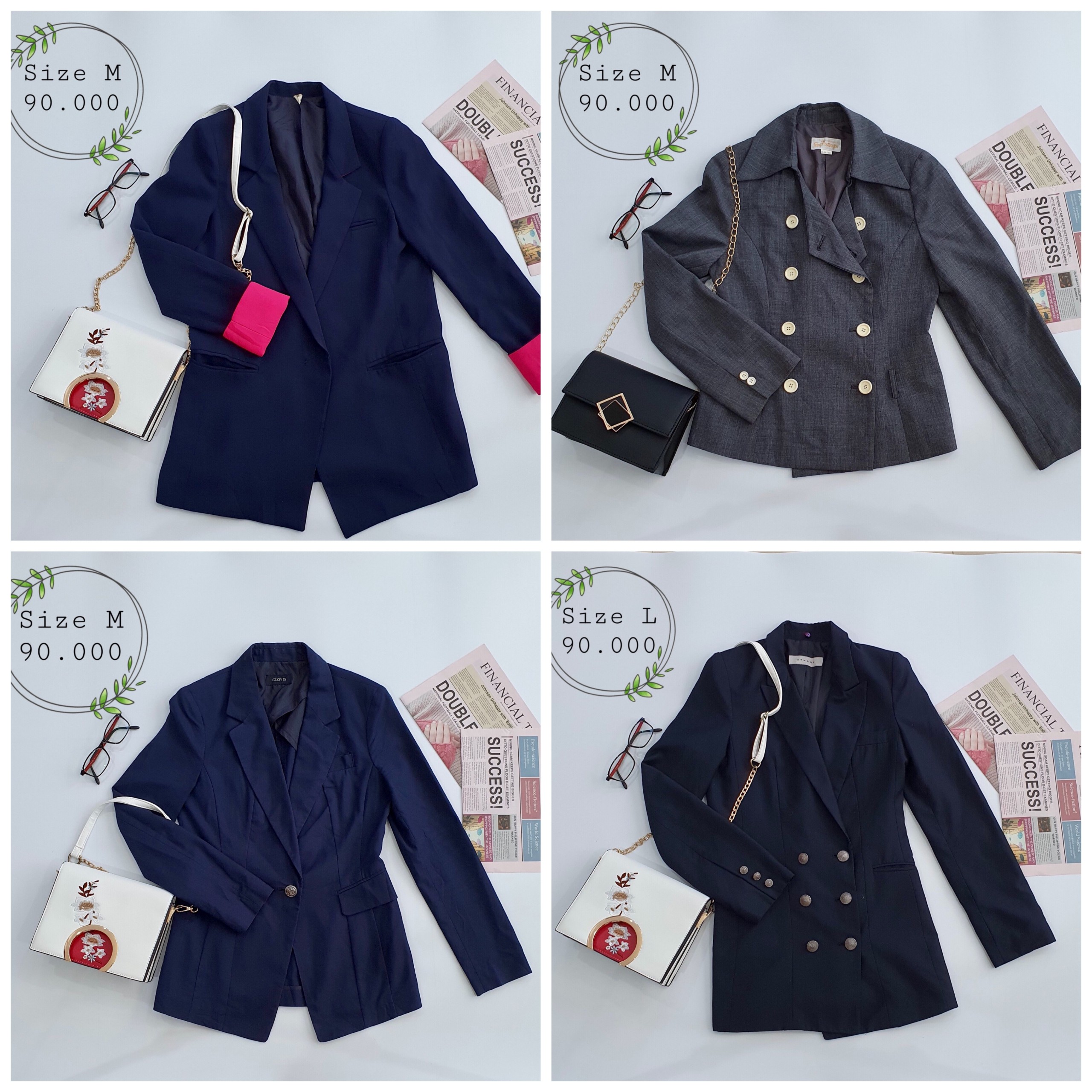 Vest, blazer nữ đồng giá 90k