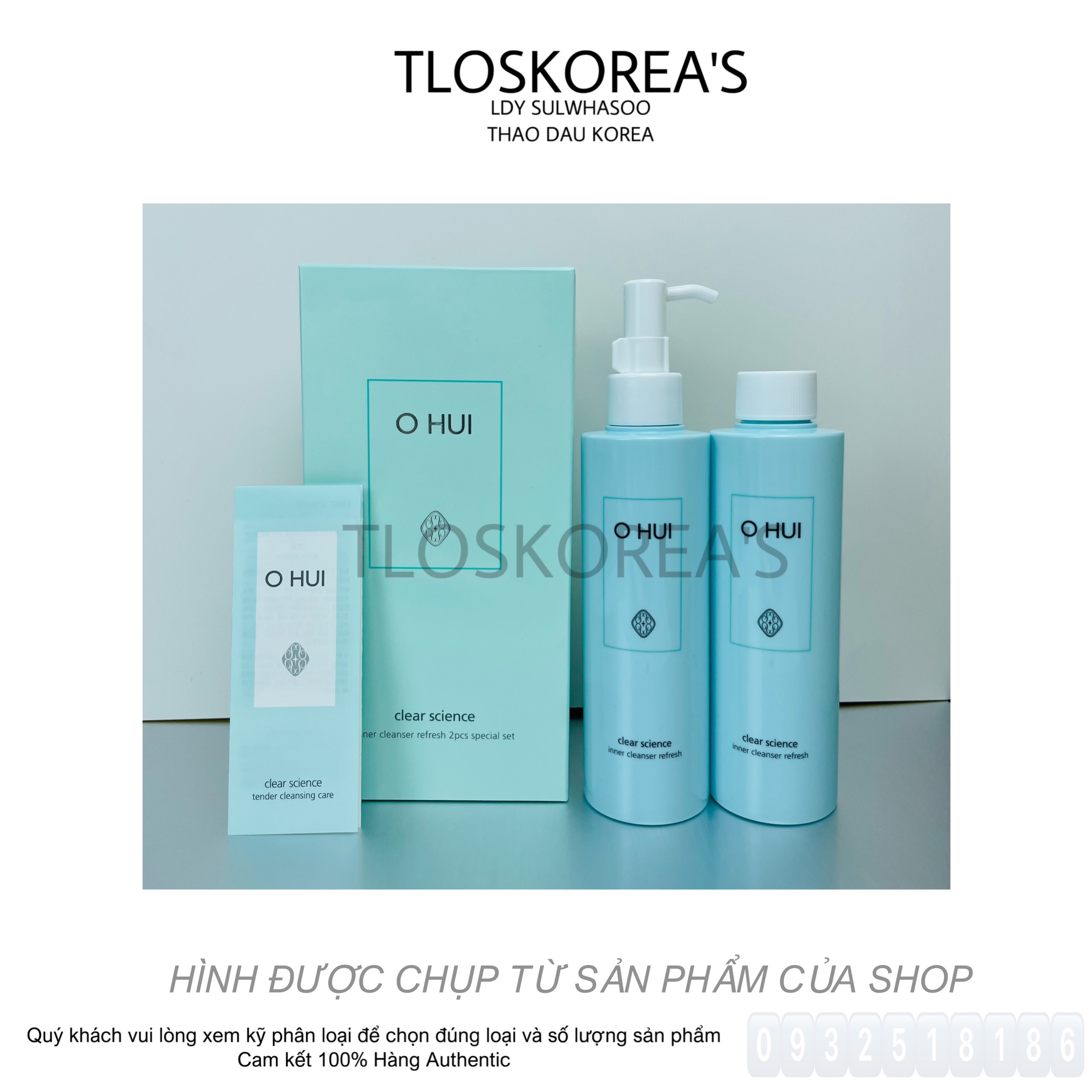 Ohui dung dịch vệ sinh phụ nữ ohui clear science inner cleanser fresh chăm