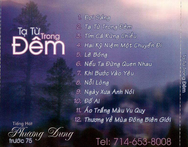Bộ 3 đĩa cd phương dung - thu âm trước 1975
