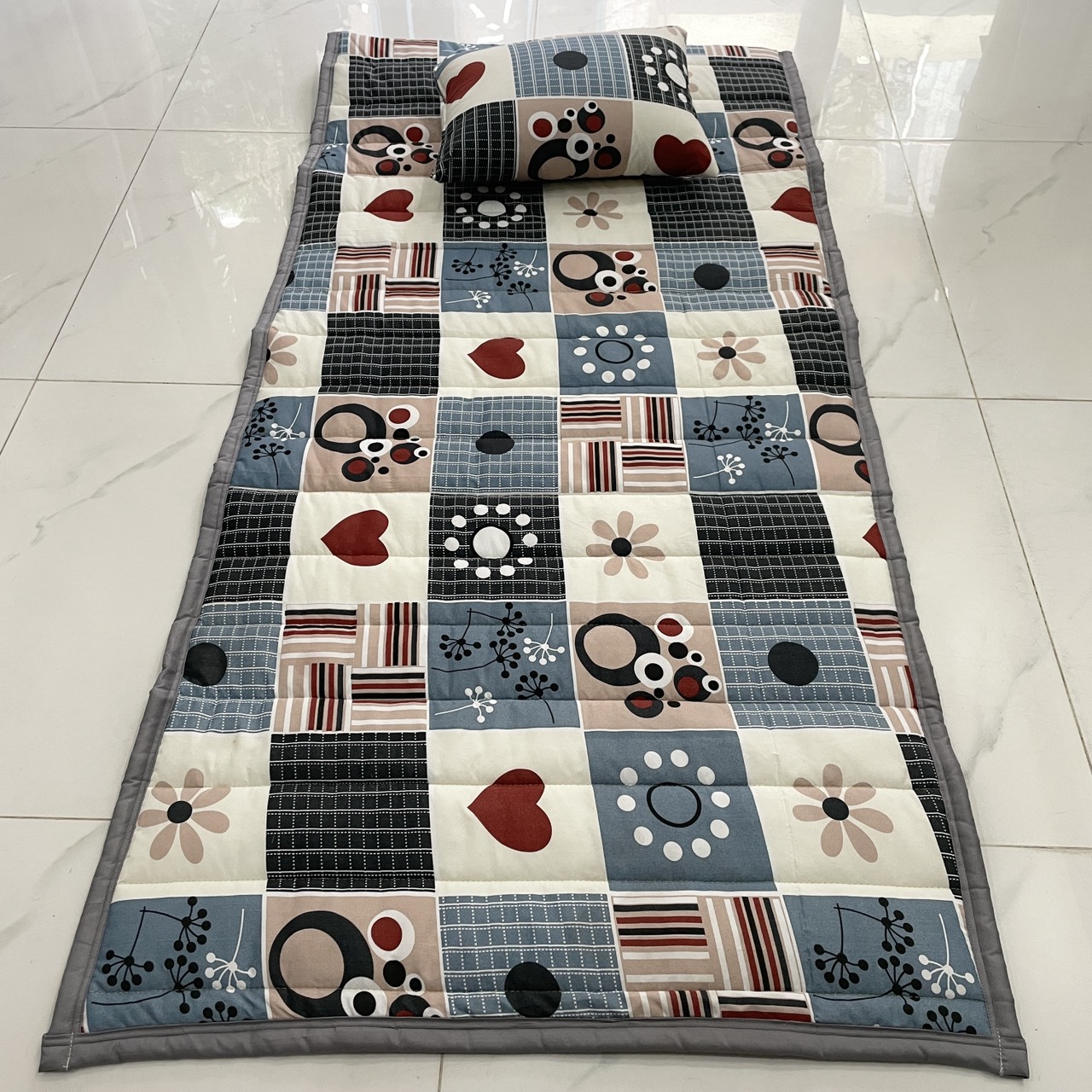 Nệm ngủ văn phòng ,Đệm du lịch tiện lợi size 80*190cm gấp gọn tiện lợi đa năng