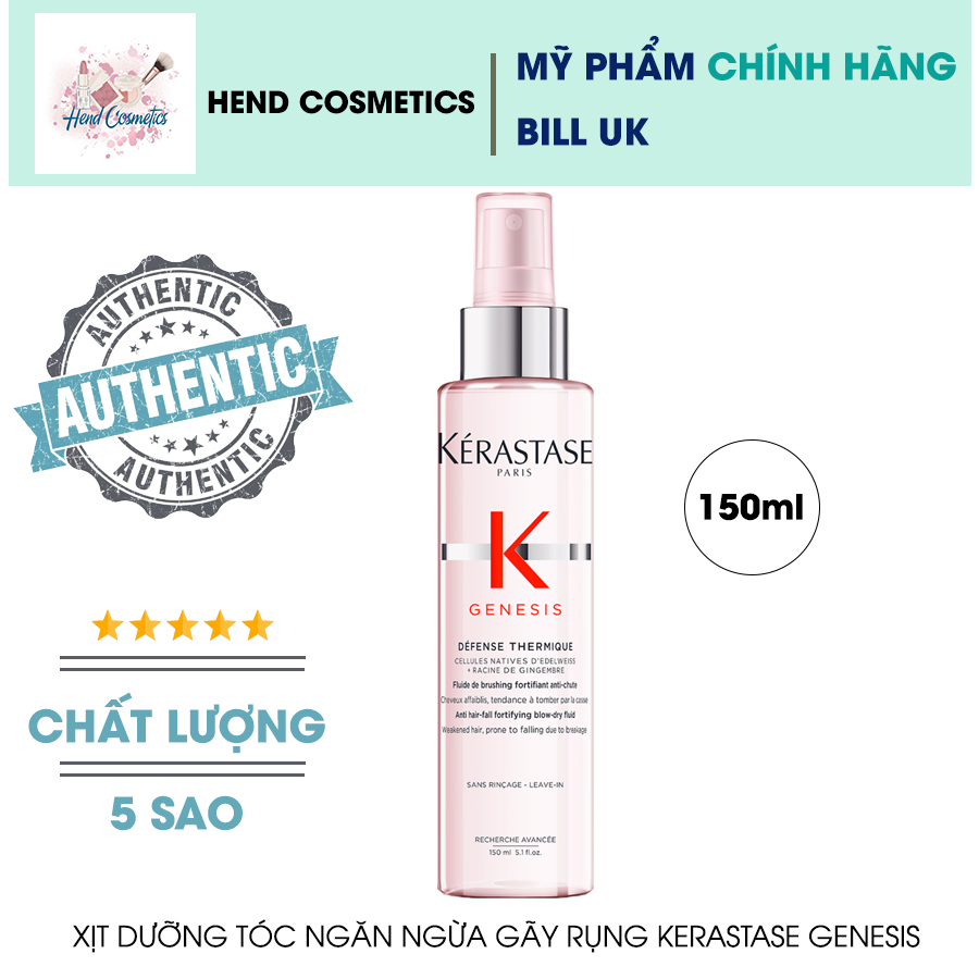 Xịt dưỡng tóc ngăn ngừa gãy rụng Kerastase Genesis Defense Thermique 150ml