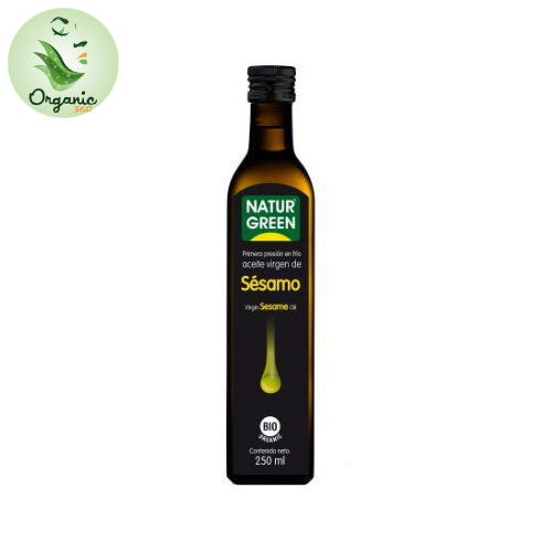 Dầu vừng hữu cơ ép lạnh natur green - organic cold pressed sesame oil
