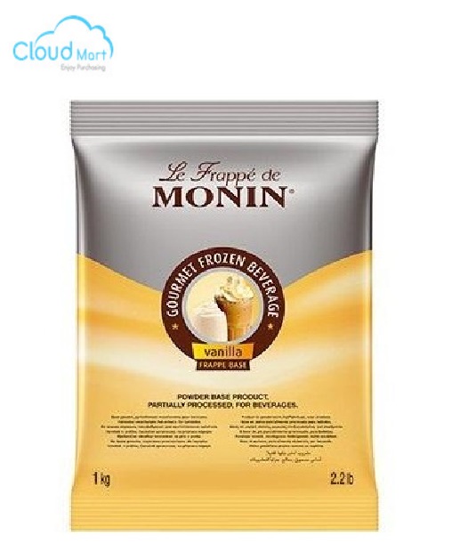 Bột Frappe Monin Vanilla 1kg - Nguyên Vật Liệu Pha Chế - Cloud Mart - Bột chống phân tầng
