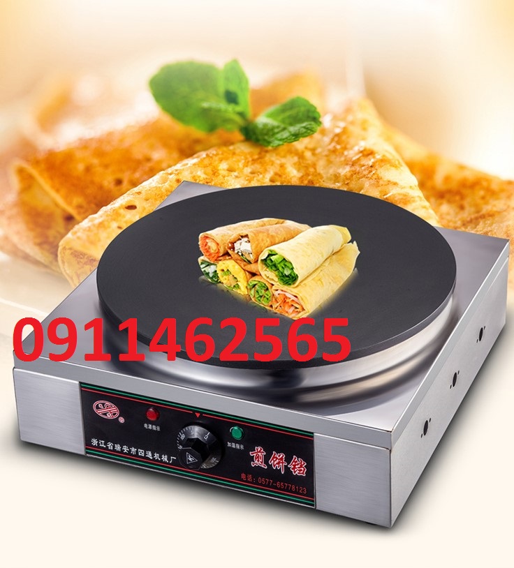 máy làm bánh kếp thái lan,sử dụng điện 1 khuôn ,khuôn gang chống dính cao cấp bảo hành 1 năm