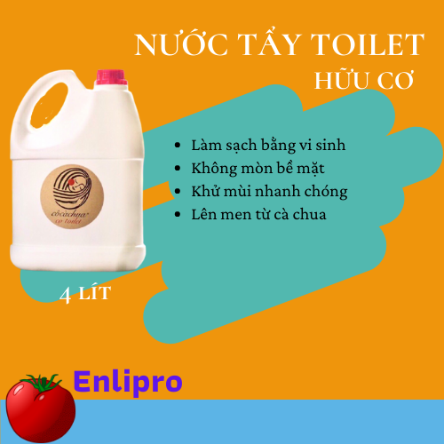 Cô Cà Chua - Dung dịch tẩy rửa toilet lên men từ cà chua - 4000ml
