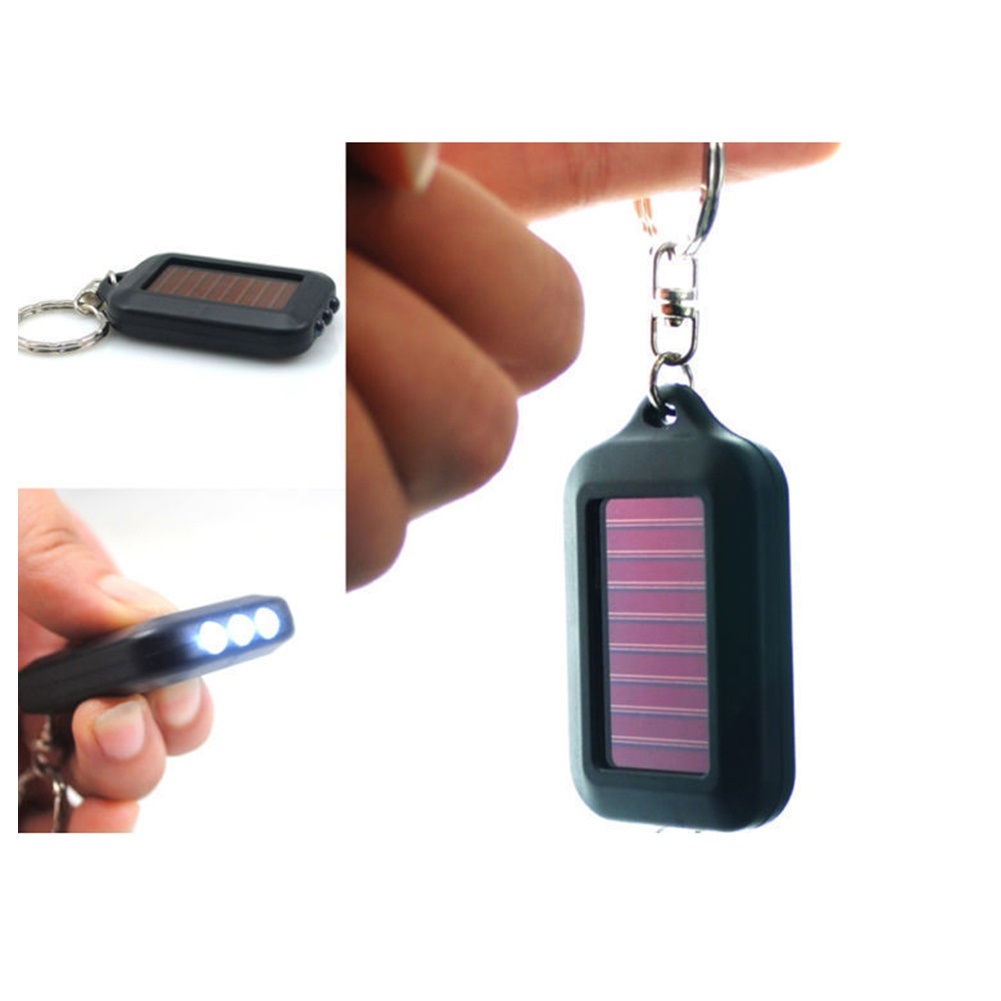 [HCM]Móc khóa đèn pin mini sạc năng lượng mặt trời (1 cái)