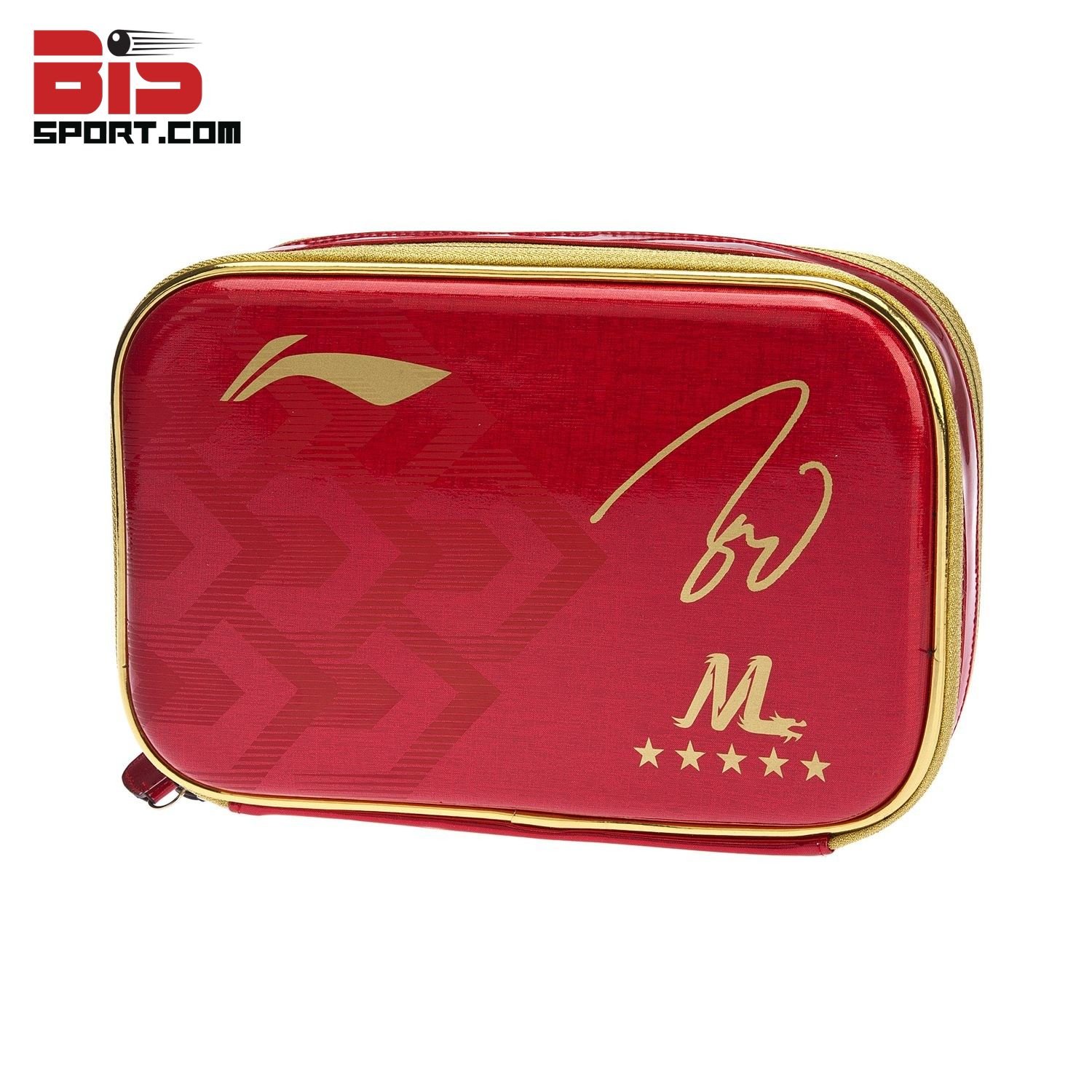Bao Vợt Bóng Bàn Chính Hãng Li-Ning Phiên Bản Mã Long Màu Đỏ Full Kiểu Vàng