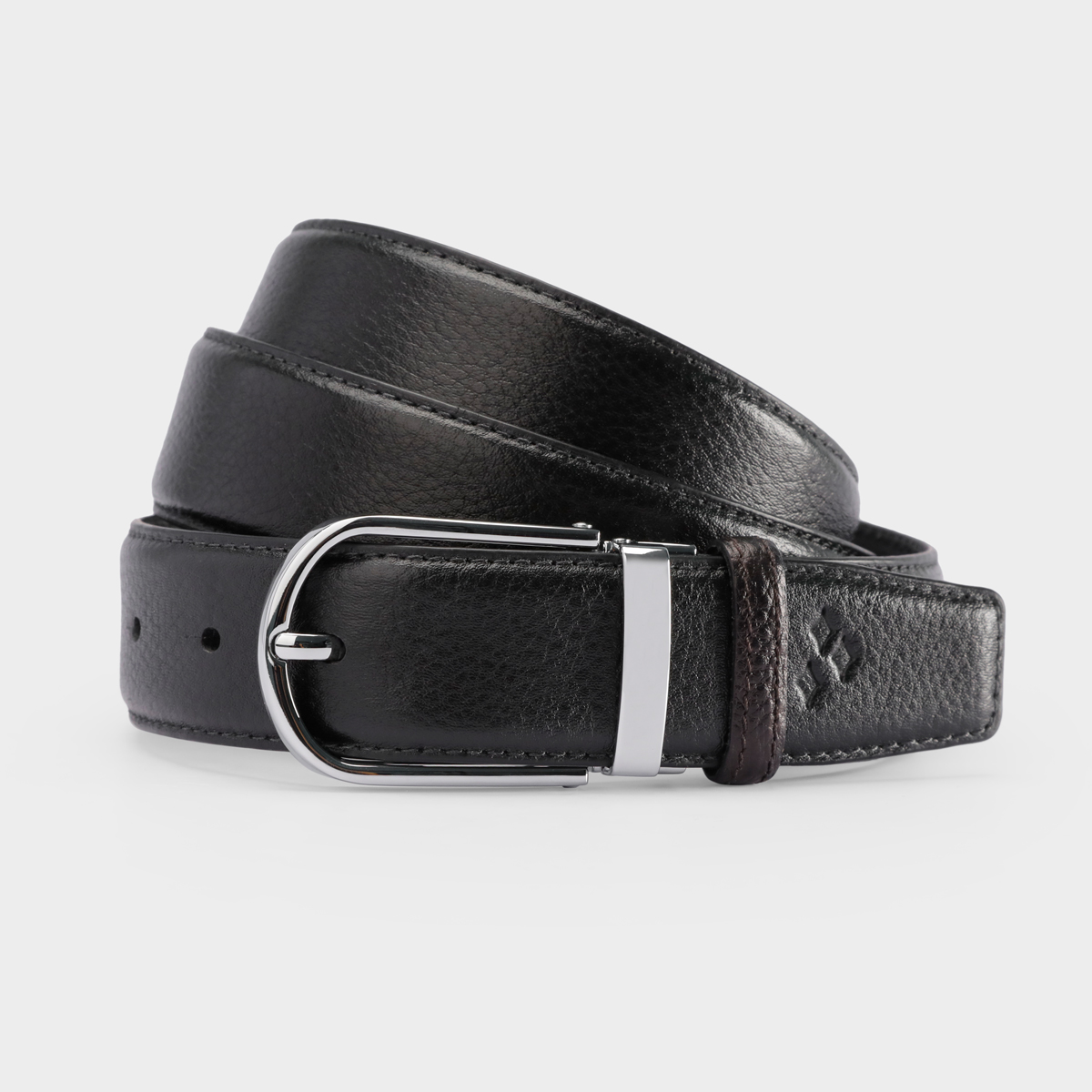 Thắt lưng nam da bò đầu kim sang trọng dt249d33