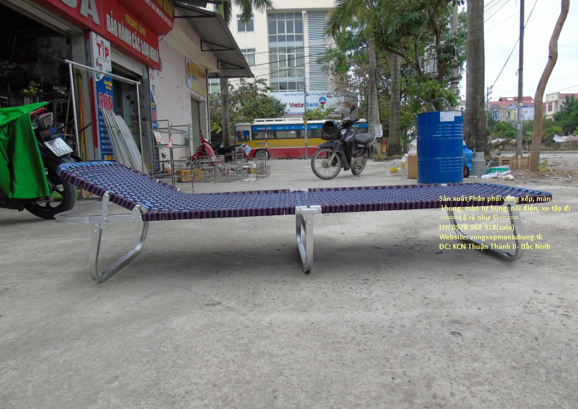Giường gấp văn phòng khung nhôm cao cấp giá rẻ