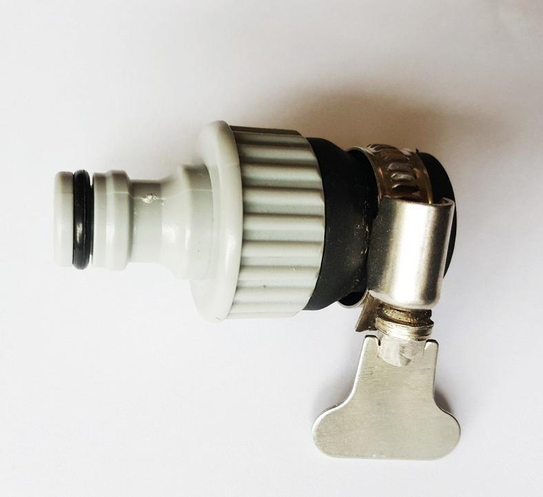 Đầu cút nối nguồn nước cổ đàn hồi 13-19mm