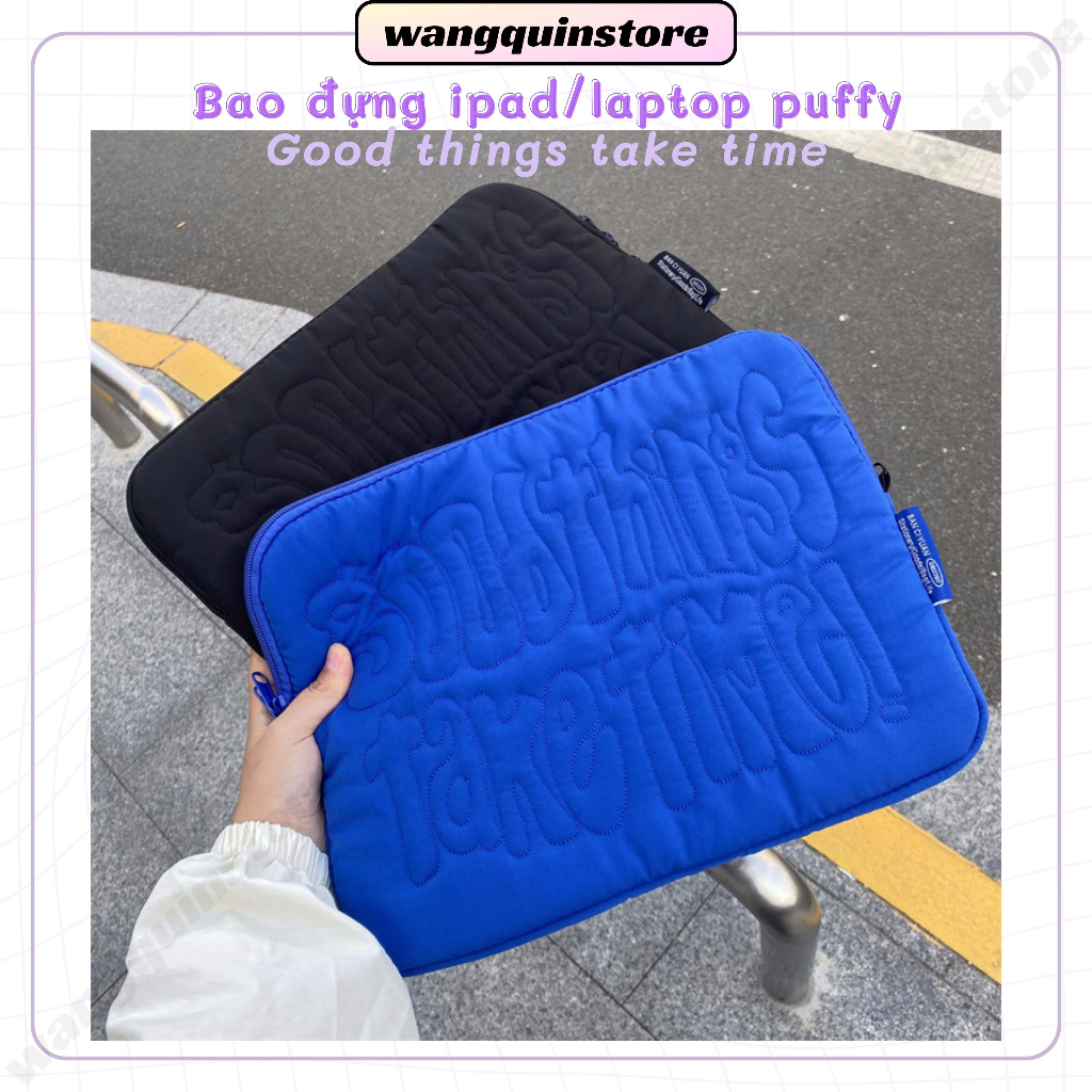 Túi đựng ipad tablet túi chống sốc ipad bao chống sốc đựng máy tính bảng 11 13 inch puffy túi puffy đệm bông trend