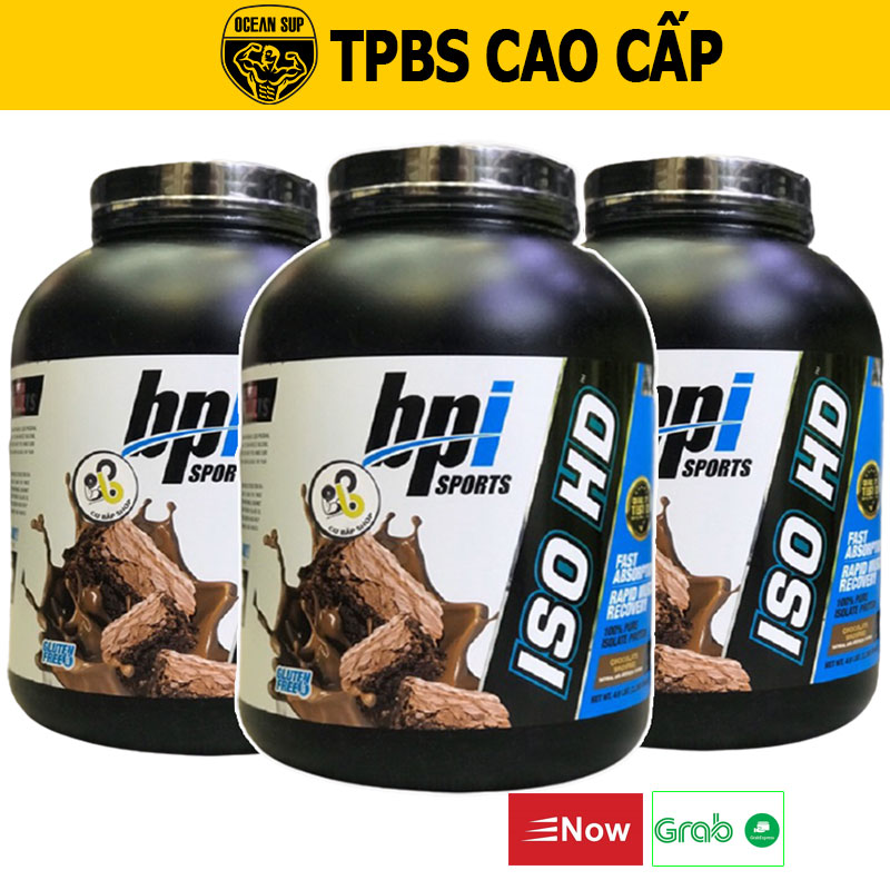 Whey Protein ISO HD Hộp 5lbs 100% Isolate - Tặng Bình Lắc