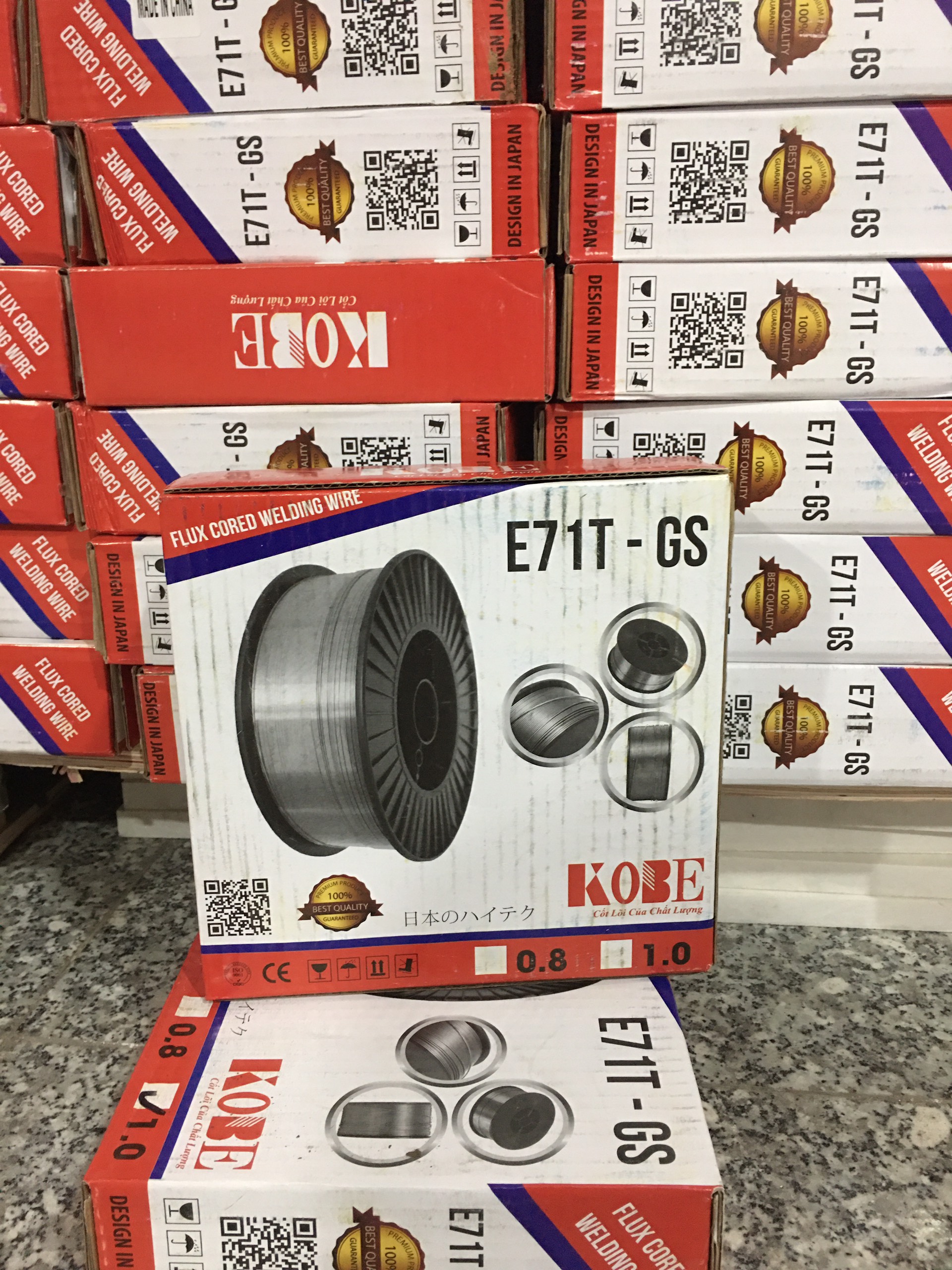 Dây hàn mig 1kg dùng cho máy hàn mig không dùng khí, dây hàn que hàn