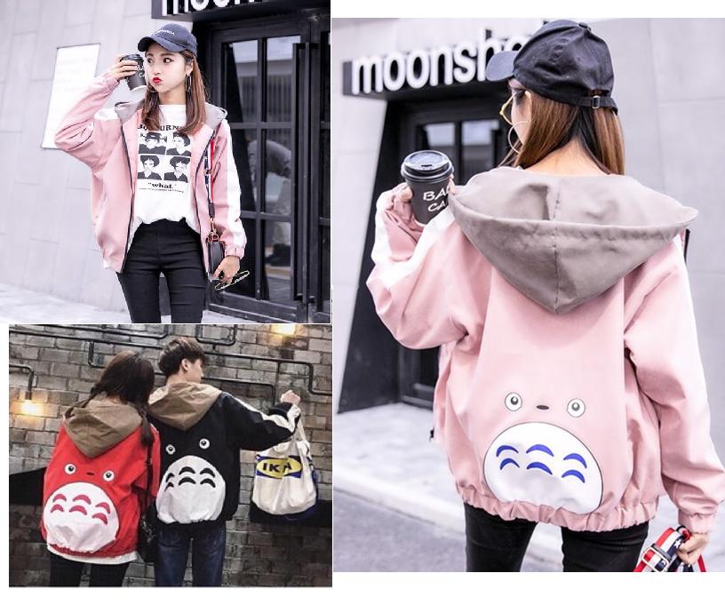 [HCM]Áo khoác dù unisex  totoro cute phong cách dễ thương  MB044