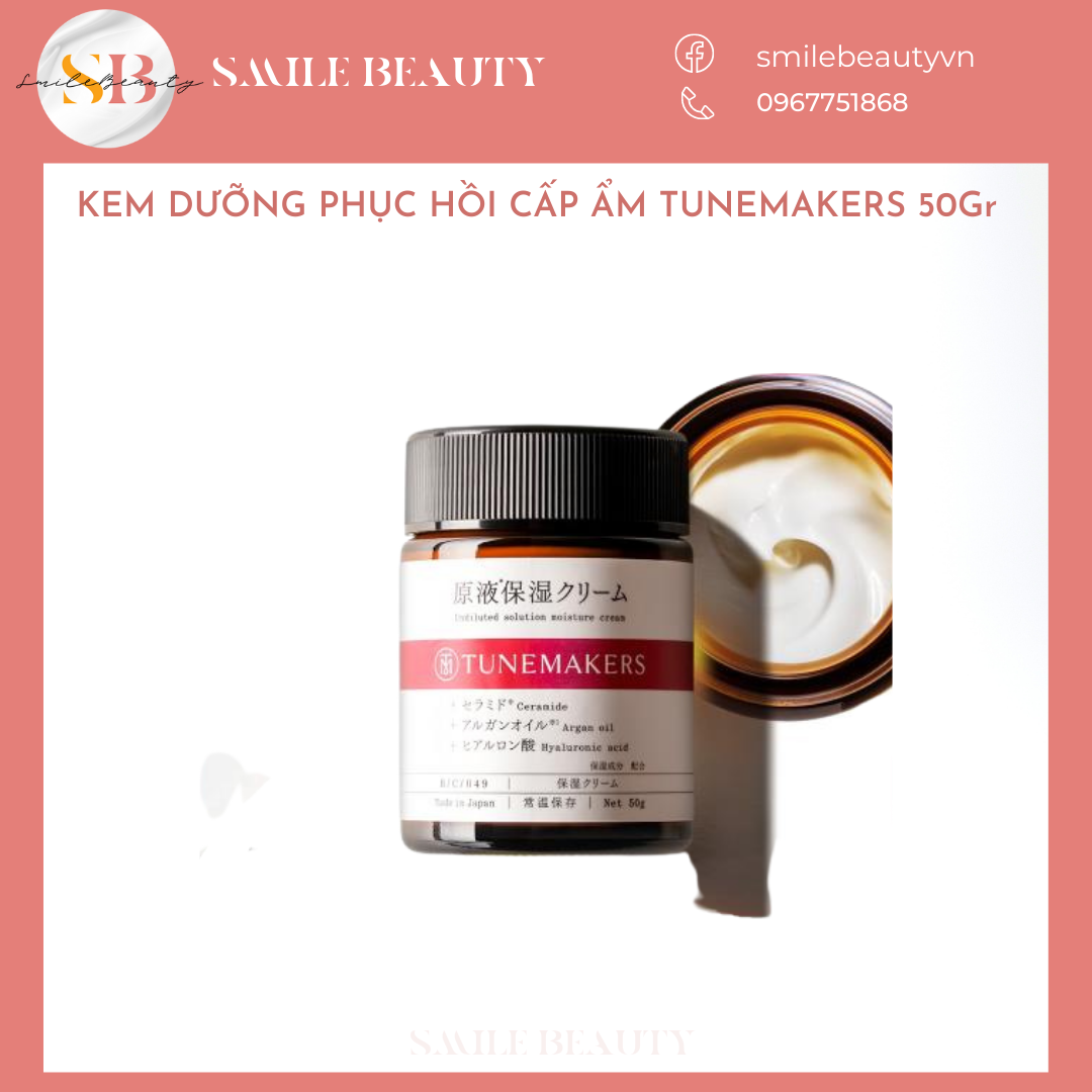Kem dưỡng ẩm và phục hồi da Tunemakers 50ml
