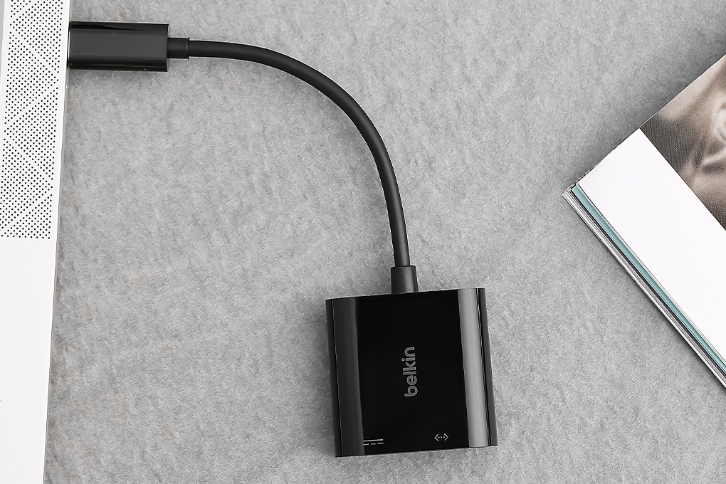 Adapter chuyển đổi type c - giernet bel00hy1 đen