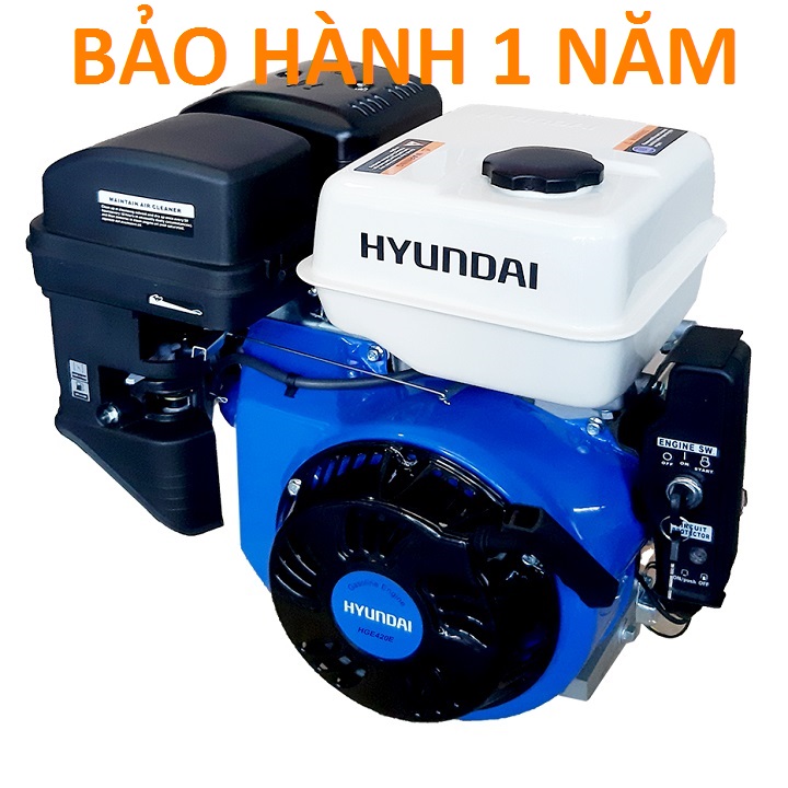 Máy nổ – động cơ xăng hyundai 15hp hge420s