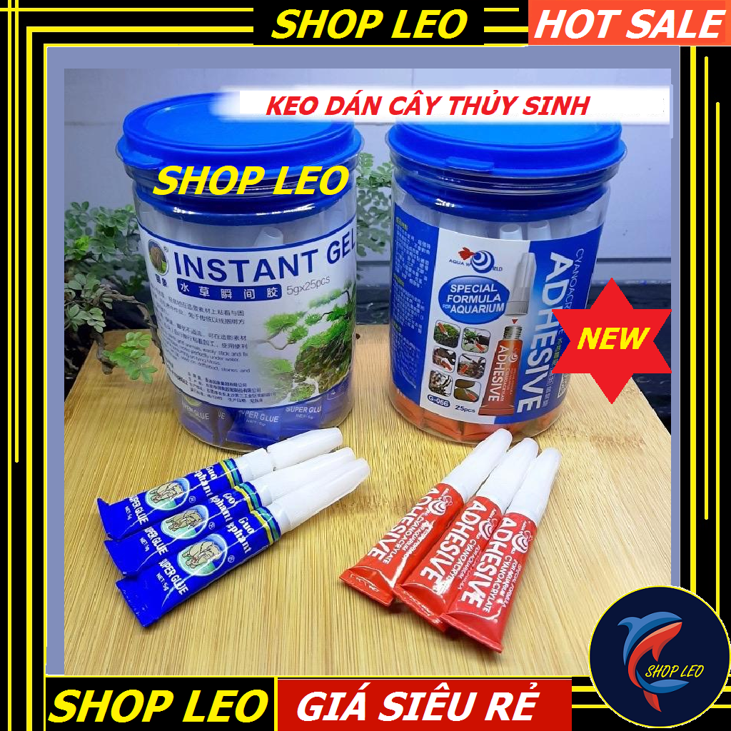 Keo dán rêu dán bể thủy sinh - keo thủy sinh - keo gắn cây thủy sinh giá tốt nhất - phụ kiện cá cảnh -shopleo