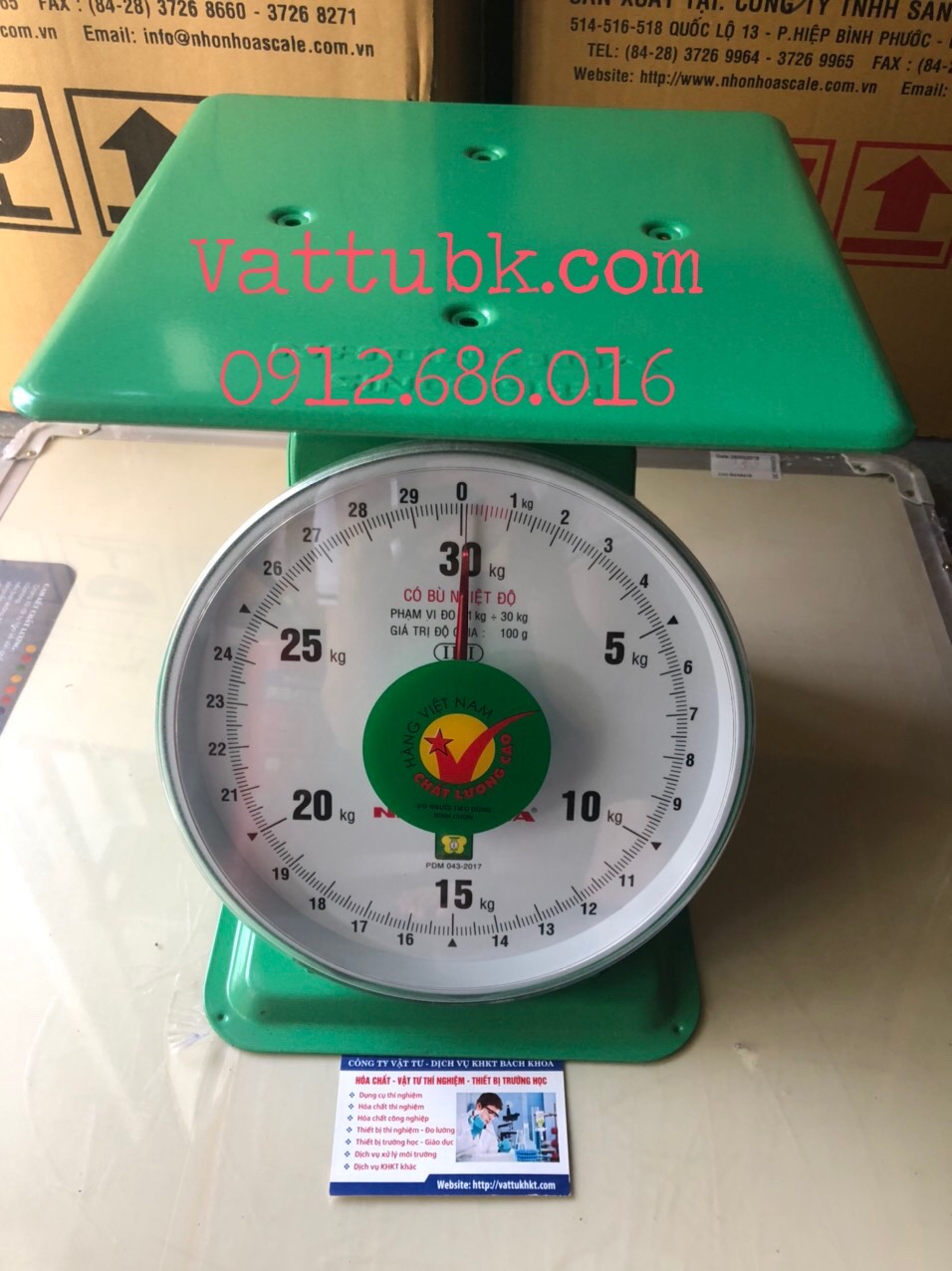Cân đồng hồ  Nhơn Hòa  30kg