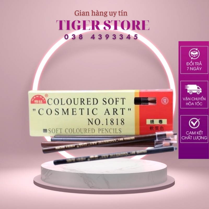 Chì xé kẻ mày vẩy sợi cứng, hàng chính hãng nội địa trung - Chì bóc, chì kẻ mày dạng xé