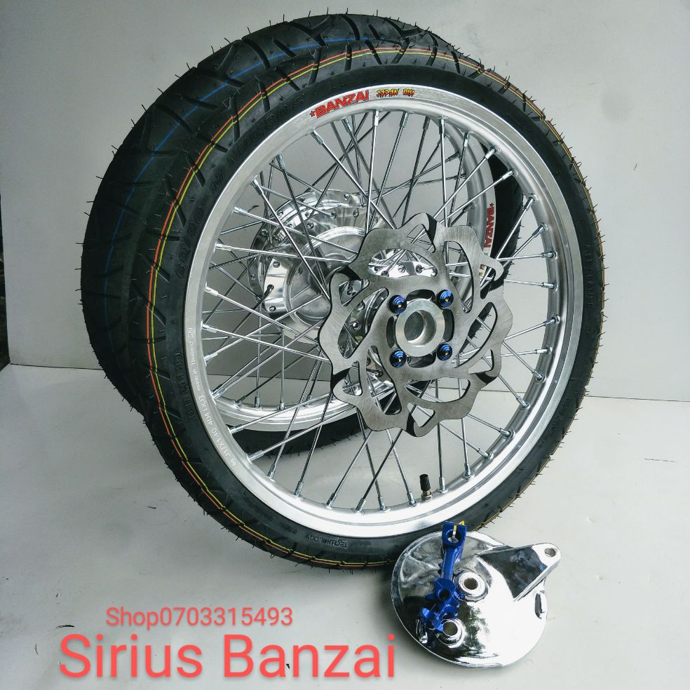 [HCM] CẶP BÁNH CĂM EX , SIRIUS 1 ĐĨA GẮN VỪA SIRIUS, JUPITER NIỀNG BANZAI THÁI FULL VỎ CRV (TÙY CHỌN PHỤ KIỆN)