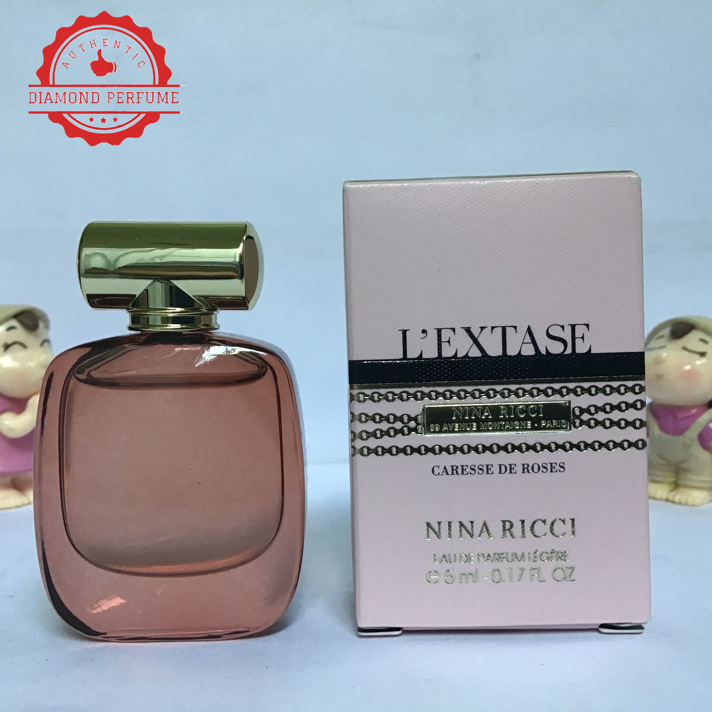 [ẢNH THẬT] Nước hoa mini nữ Nina Ricci L'Extase Caresse De Roses EDP Legere 5ml