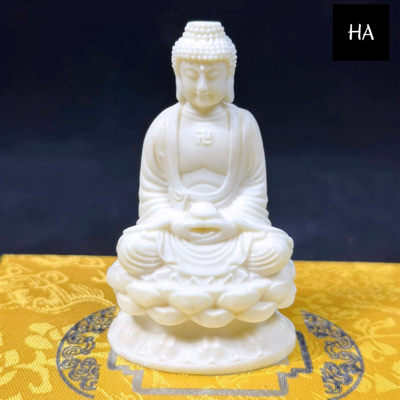 Tượng phật thích ca ngồi đài sen - trang trí xe hơi, taplo, phong thuỷ