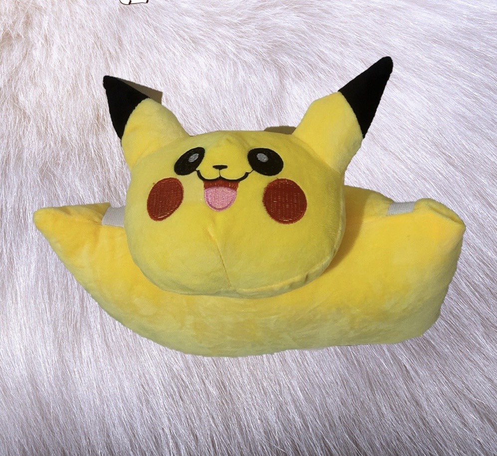 Gối đi xe máy cho bé 1 đầu - Pikachu