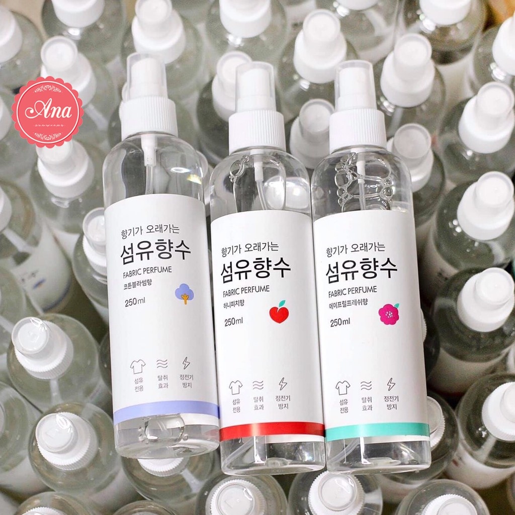 [Hàng Đủ BILL] Xịt Thơm Quần Áo Hàn Quốc Quốc Dân Fabric Perfume Hàng Chính Hãng 250ml
