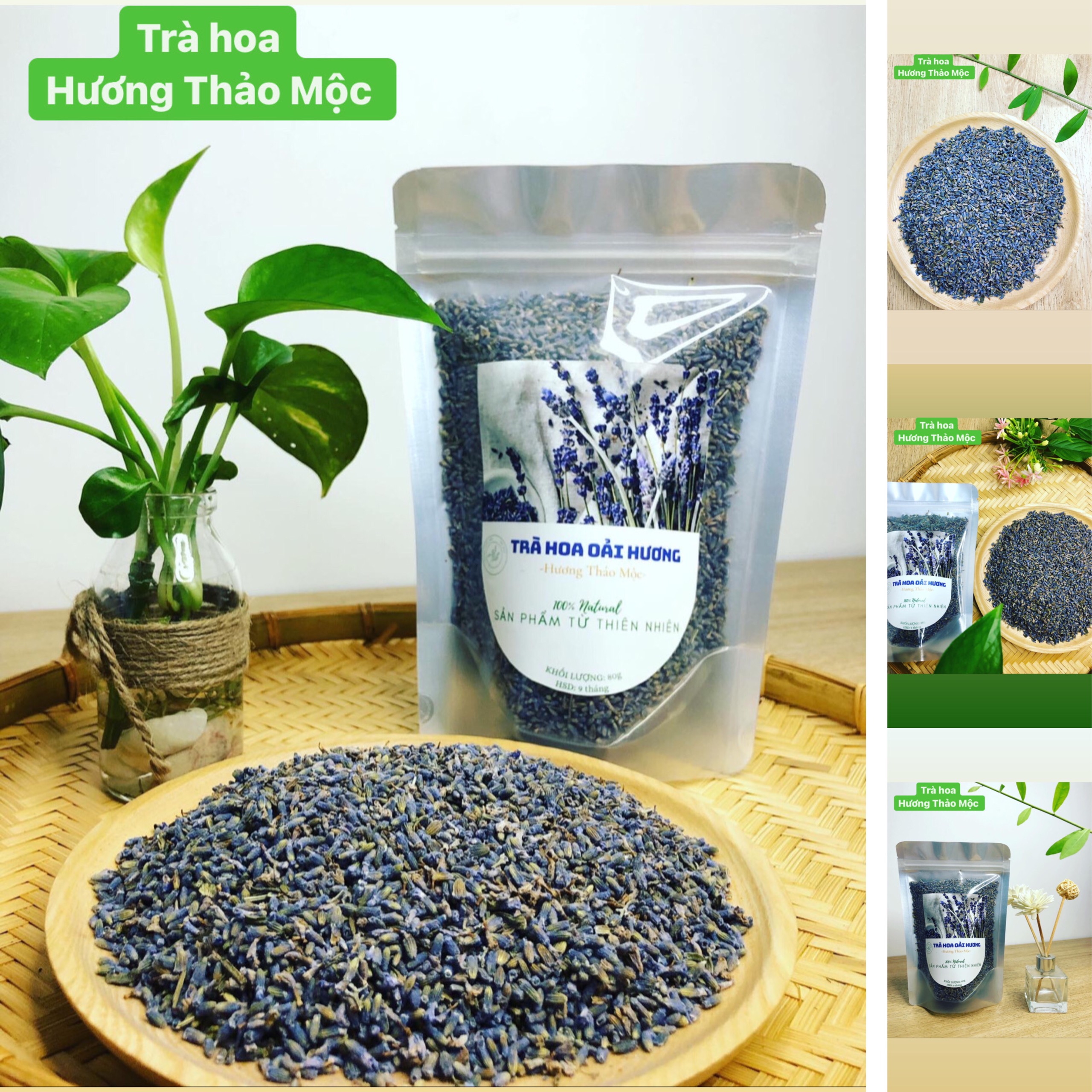 Trà Hoa Oải Hương Lavender - Hương Thảo Mộc