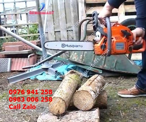 Máy cưa xích cầm tay 125 chính hãng công nghệ Thủy Điển Husqvarna