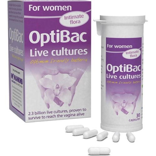 Men vi sinh OptiBac Probiotics tím hộp 30 viên Anh