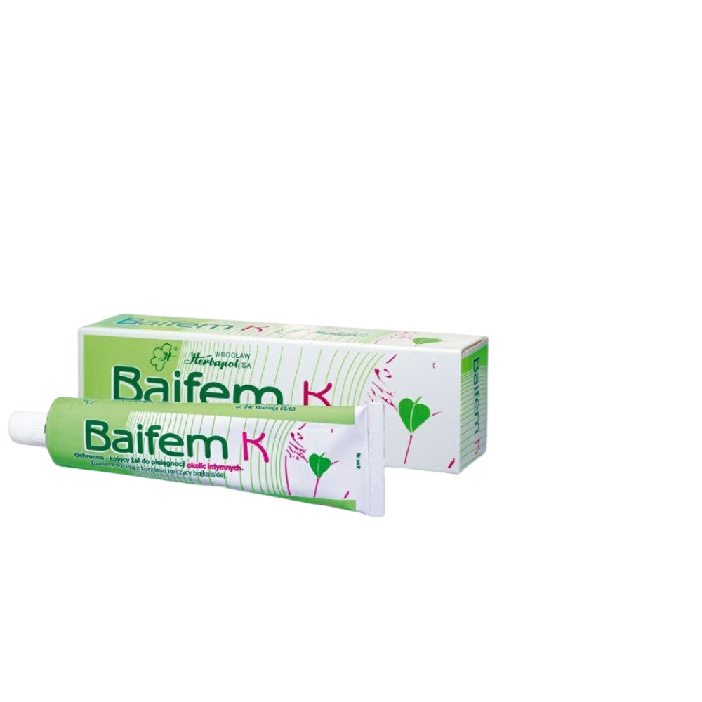 (CHÍNH HÃNG) BAIFEM K Gel Hoàng Cầm Bảo Vệ, Dịu Nhẹ Cho Da - Tuyp 15g