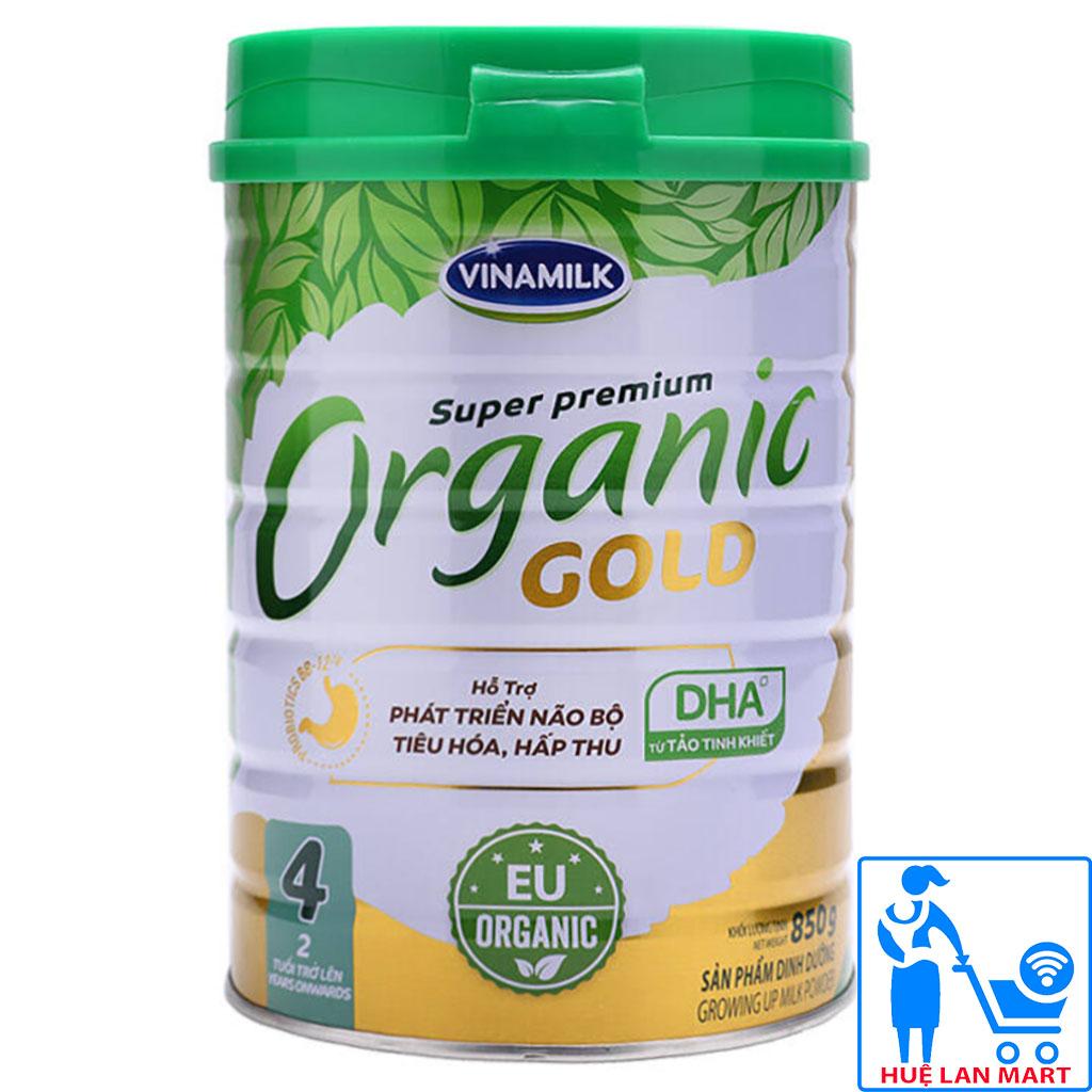 Sữa bột vinamilk organic gold 4 - hộp 850g
