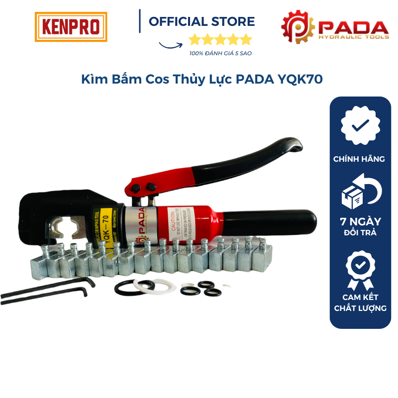 Kìm bấm cos thủy lực yqk70