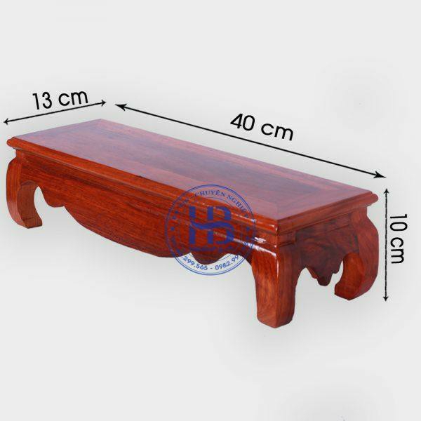 Đế kê khung ảnh thờ gỗ hương ngang 40cm
