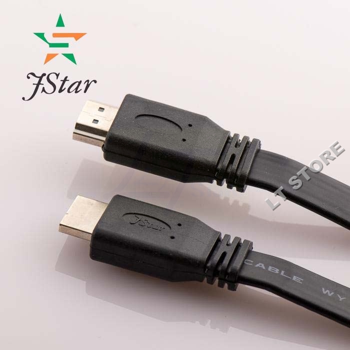 [HCM]Dây cáp HDMI dây dẹp dài 3M Jstar cao cấp hỗ trợ 3D 4K