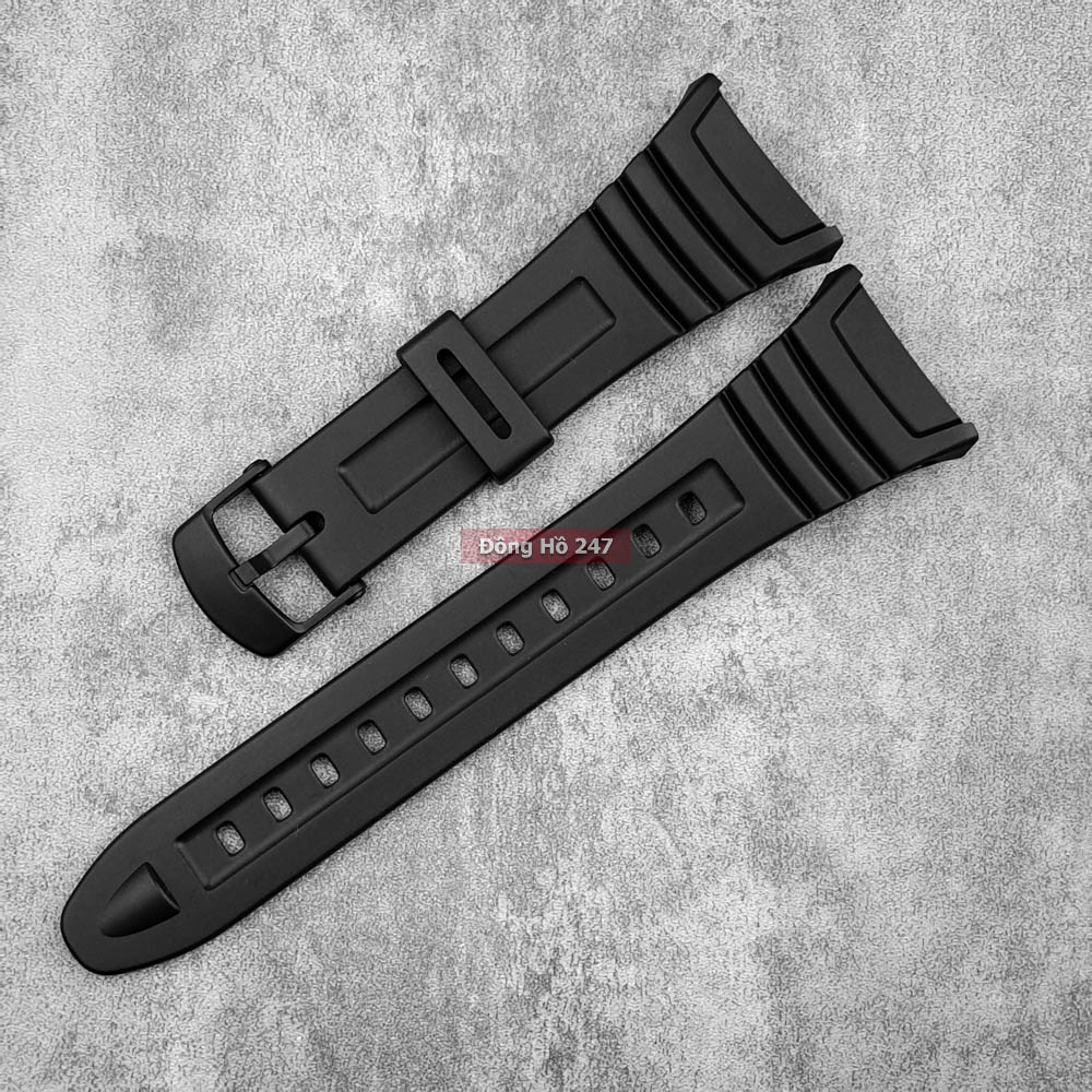[HCM][Chính hãng] Dây đồng hồ Casio nhựa W-96H - Dây thay thế - Smart247