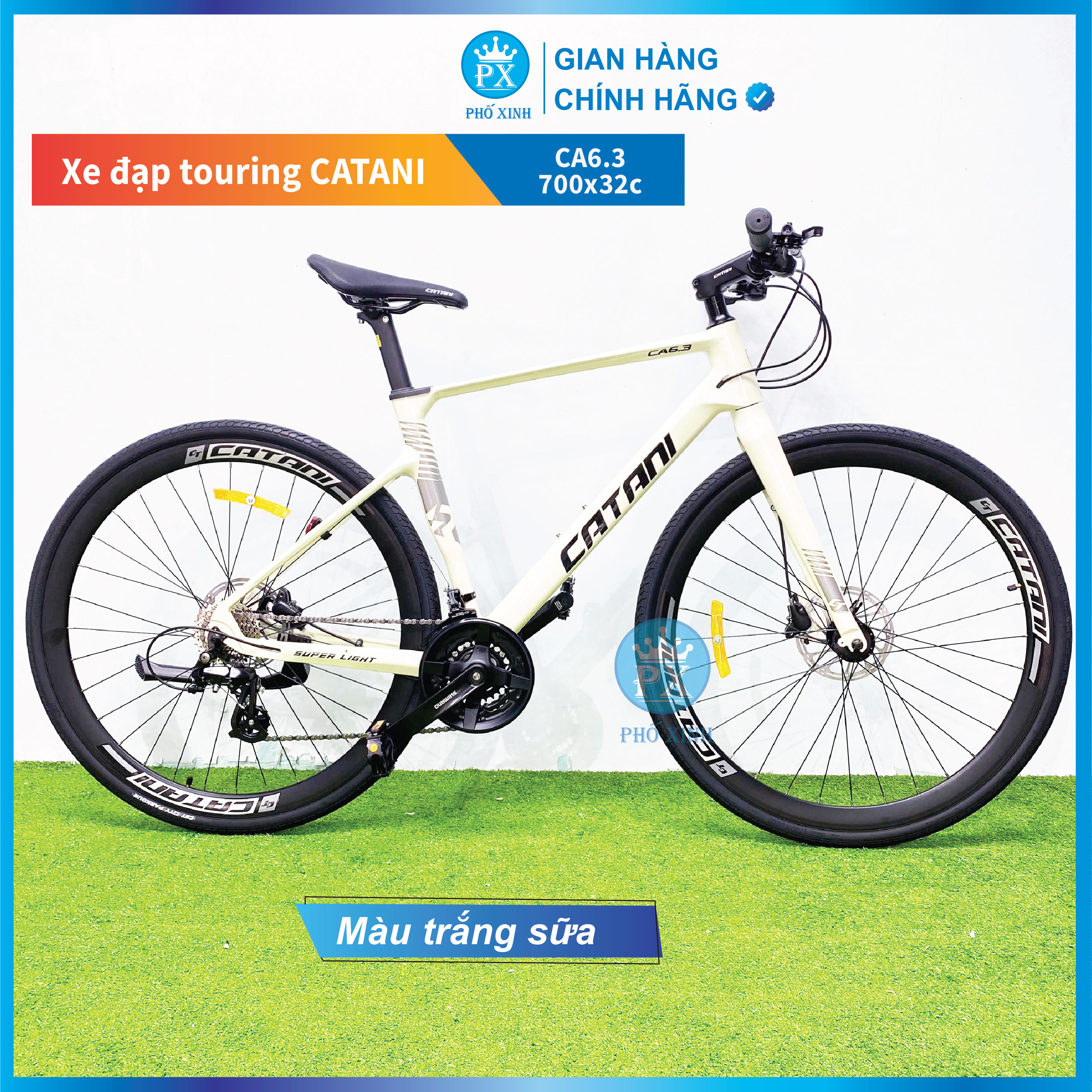 Xe Đạp Touring Catani CA-6.3 – Khung Nhôm Phanh dầu