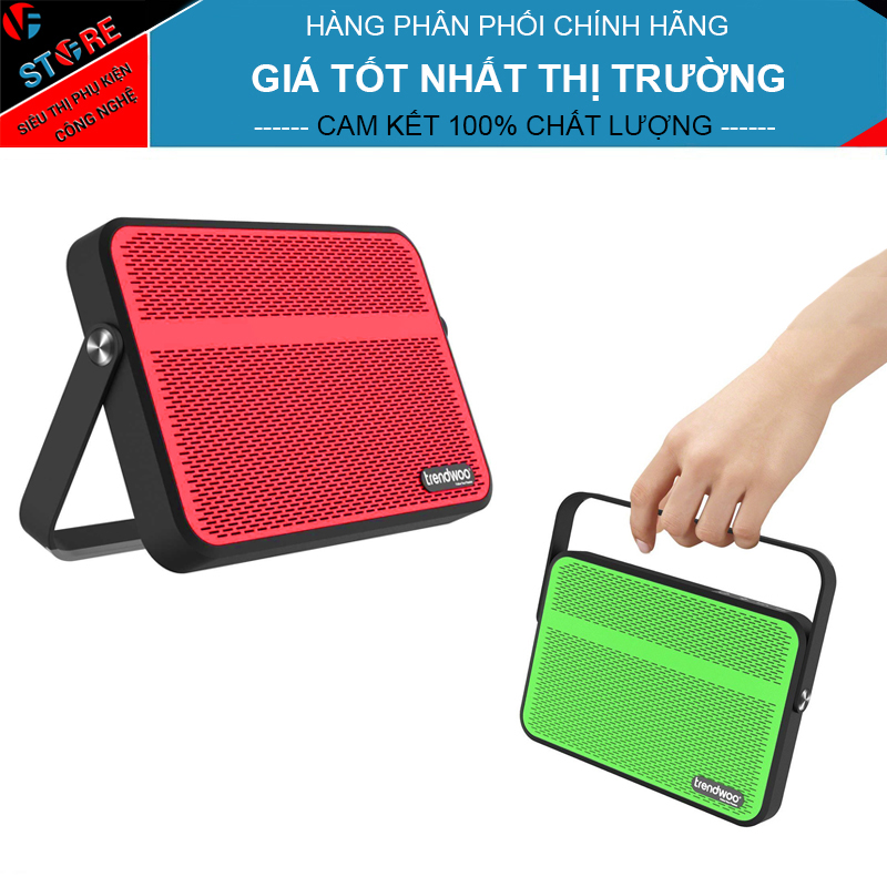 Loa bluetooth Trendwoo cao cấp, siêu mỏng, siêu bass với âm thanh 10W, bluetooth V4.1