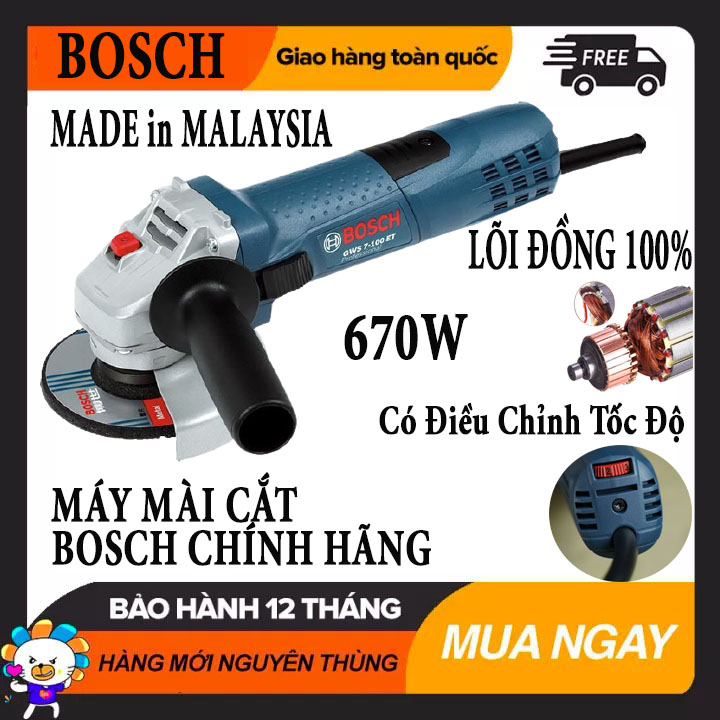 Máy mài điện b0sch gsb 6-100 - máy cắt cầm tay công suất 670w - đánh bóng - chà nhám mọi bề mặt - cưa cây - cắt cành - cắt gỗ .đặc biệt có điều chỉnh tôc độ