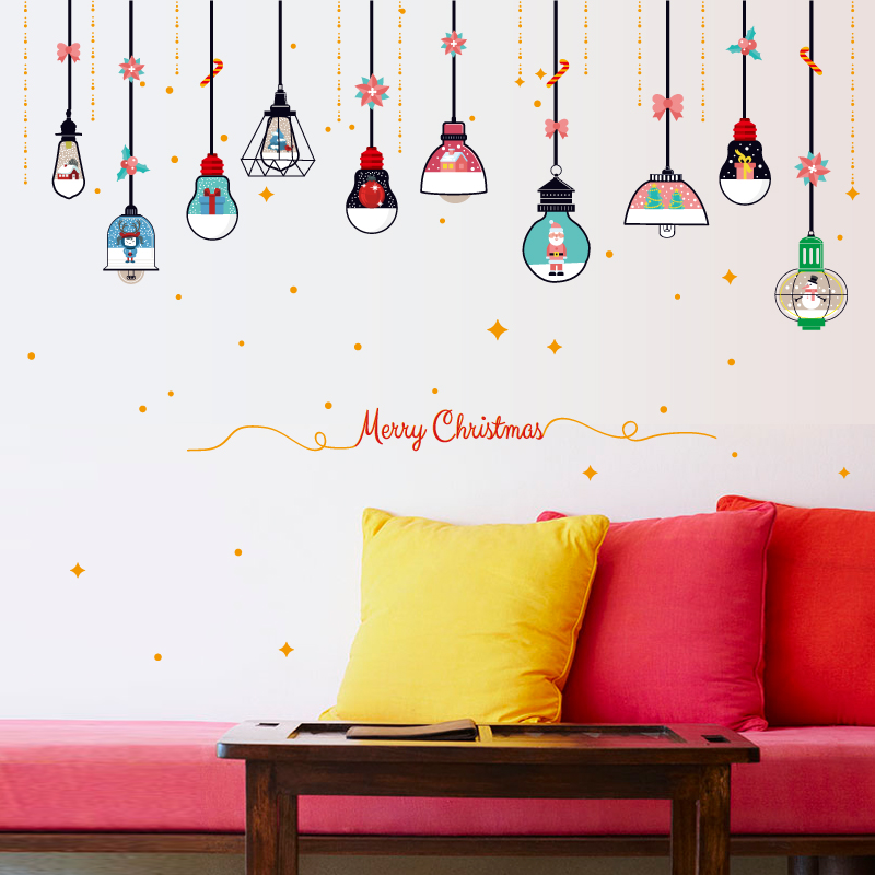 Decal trang trí Bóng đèn và hiện đại- Decal dán tường, kính trang trí nhà cửa